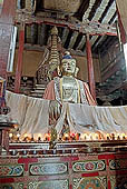 Ladakh - Hemis gompa, statues of the dukhang 
